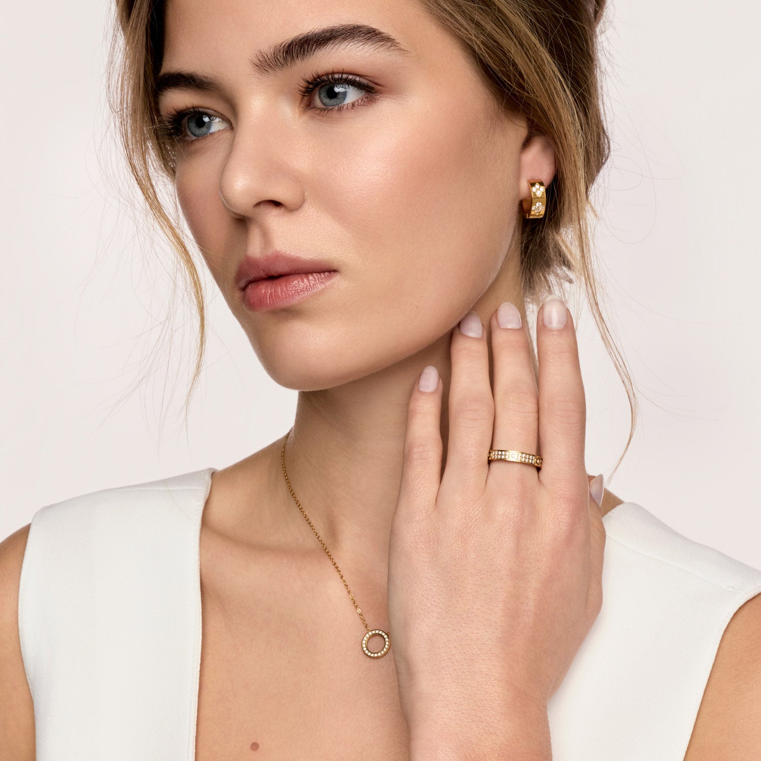 Brincos Florenza Banhados em Ouro 18k