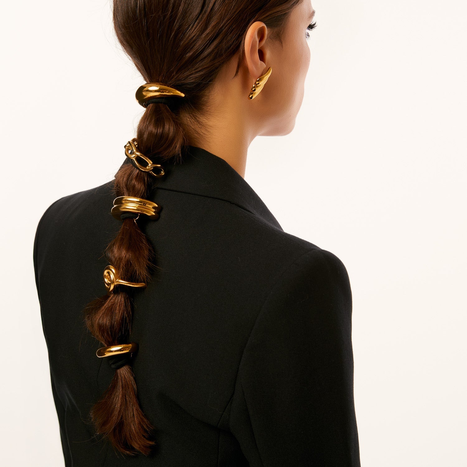 Elástico Cúpula Banhado em Ouro 18k