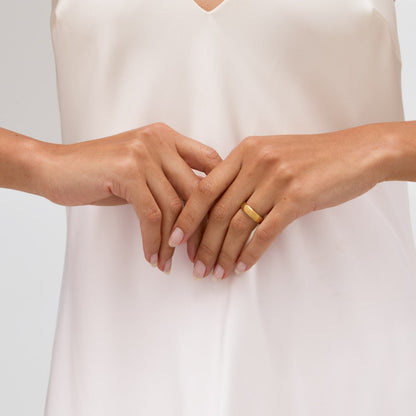 Aliança Clássica 5MM Banhada em Ouro 18k