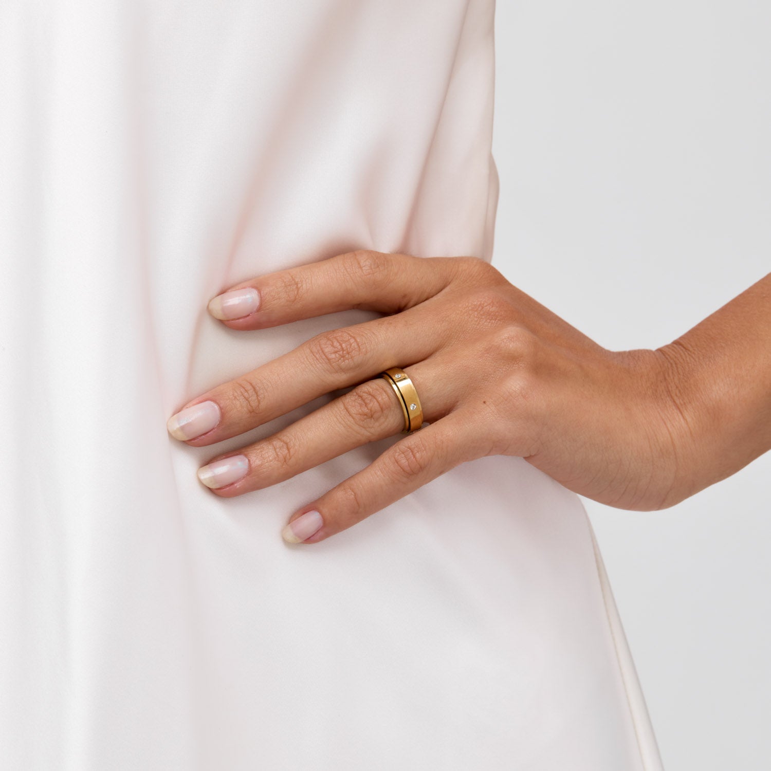 Aliança Glamour Banhada em Ouro 18k