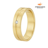 Aliança Unique Banhada em Ouro 18k