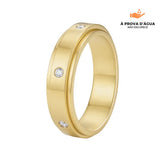 Aliança Glamour Banhada em Ouro 18k