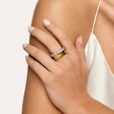 Anel Florenza Banhado em Ouro 18k