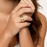 Anel Genova Banhado em Ouro 18k