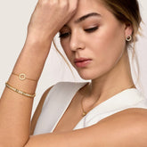 Bracelete Pedras Turim Banhado em Ouro 18k