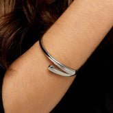 Bracelete Pontos Bali Regulavel Banhado em Prata