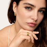 Brincos Florenza Banhados em Ouro 18k