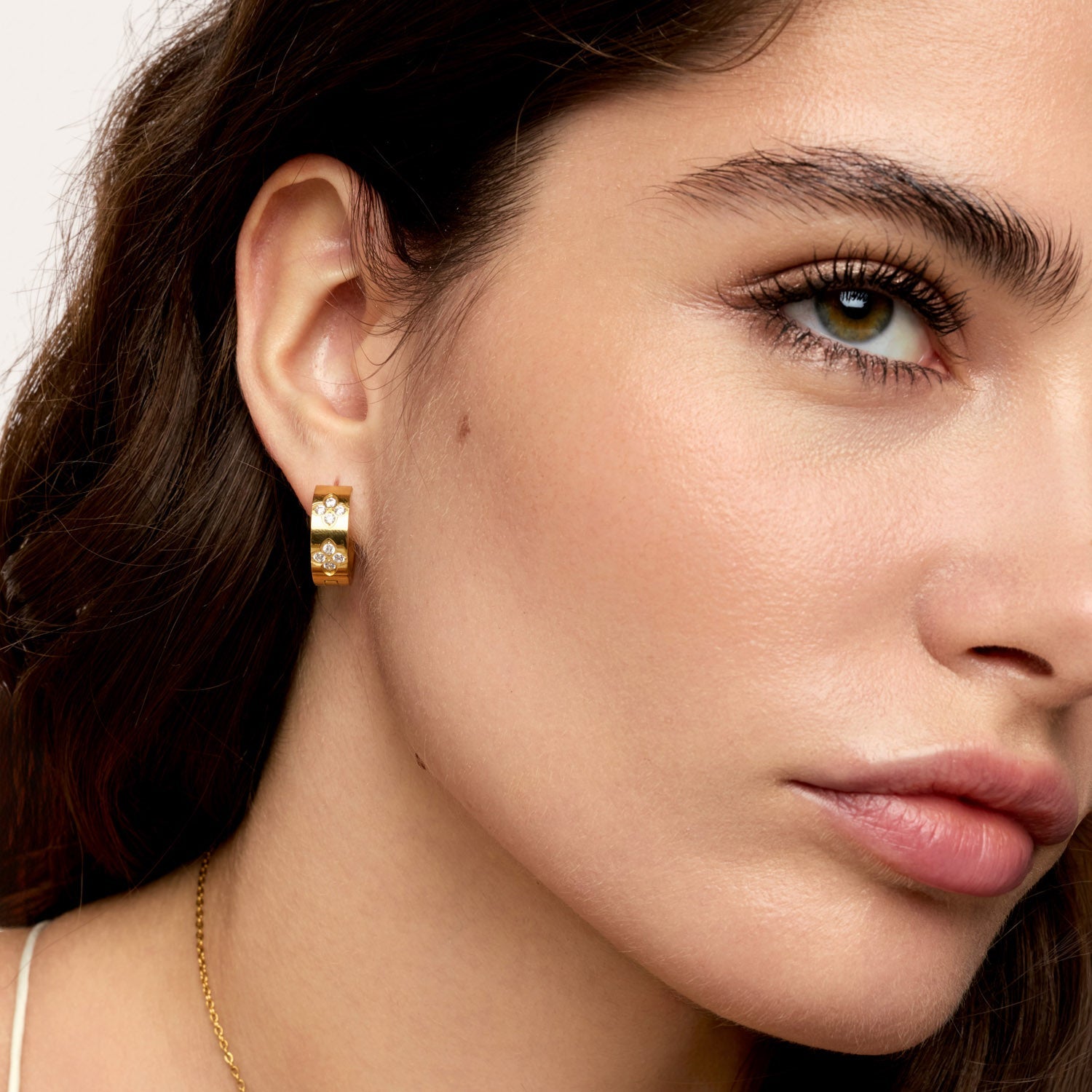 Brincos Florenza Banhados em Ouro 18k