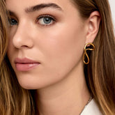 Brincos Volare Banhados em Ouro 18k