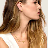 Colar Borboleta Banhado em Ouro 18k