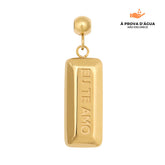 Pingente Eu Te Amo Banhado em Ouro 18k