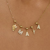 Pingente Inicial M Banhado em Ouro 18k