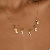 Pingente Inicial N Banhado em Ouro 18k