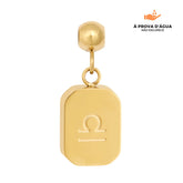 Pingente Signo Libra Banhado em Ouro 18k