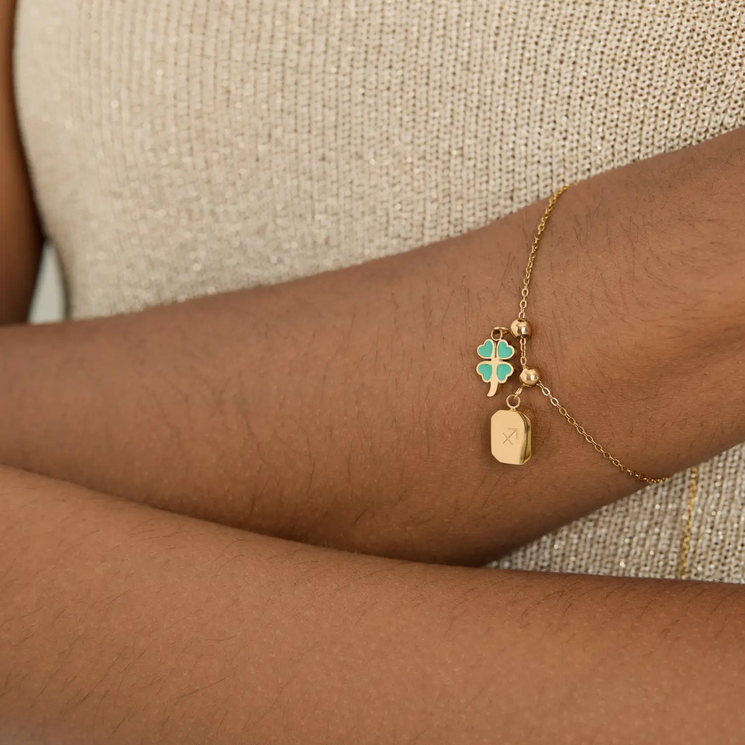 Pingente Signo Sagitário Banhado em Ouro 18k