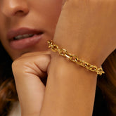 Pulseira Elos Clássico Banhado em Ouro 18k