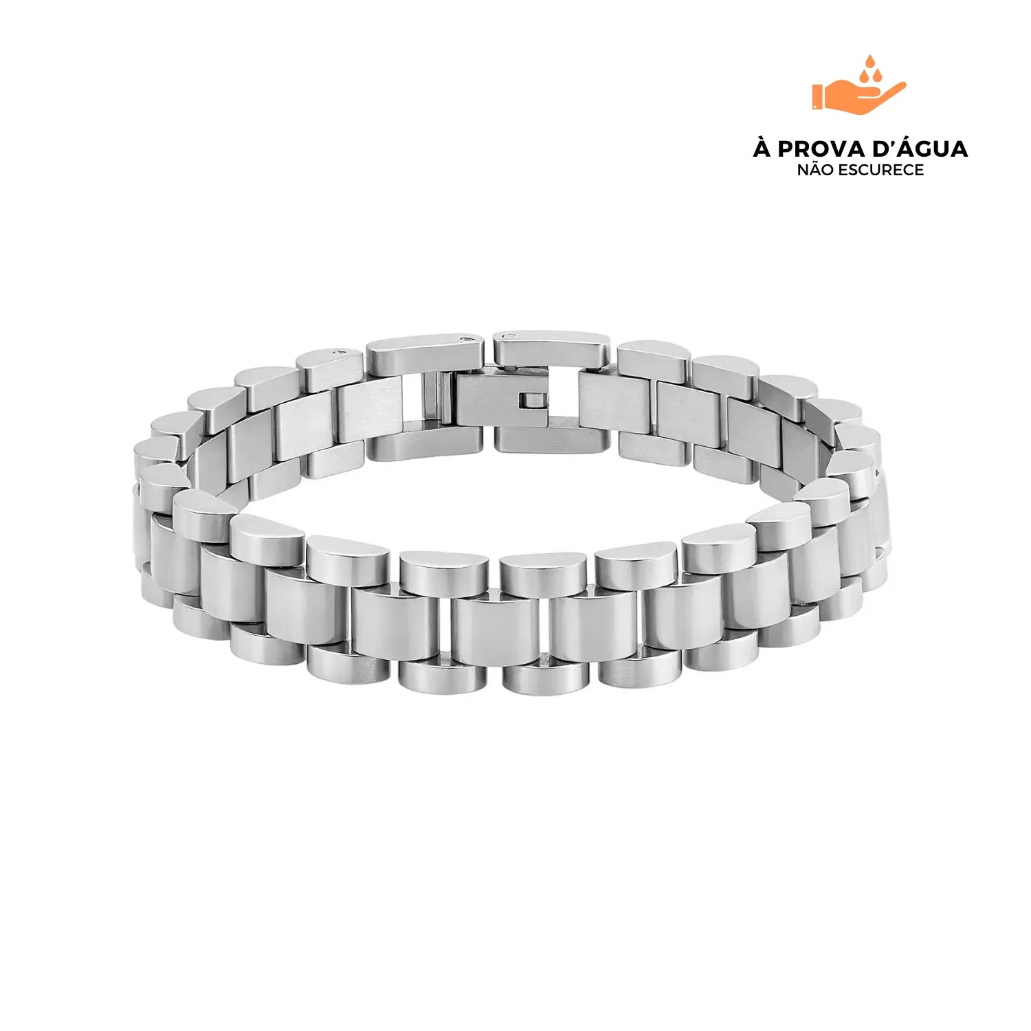 Pulseira Milano Slim Banhada em Prata