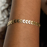 Pulseira Pinhais Banhada em Ouro 18k