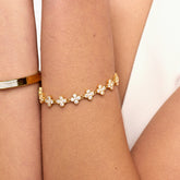 Pulseira Trevo Beout Classic Banhada em Ouro 18k