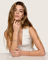 Pulseira de Elos Modernos Banhada em Ouro 18k