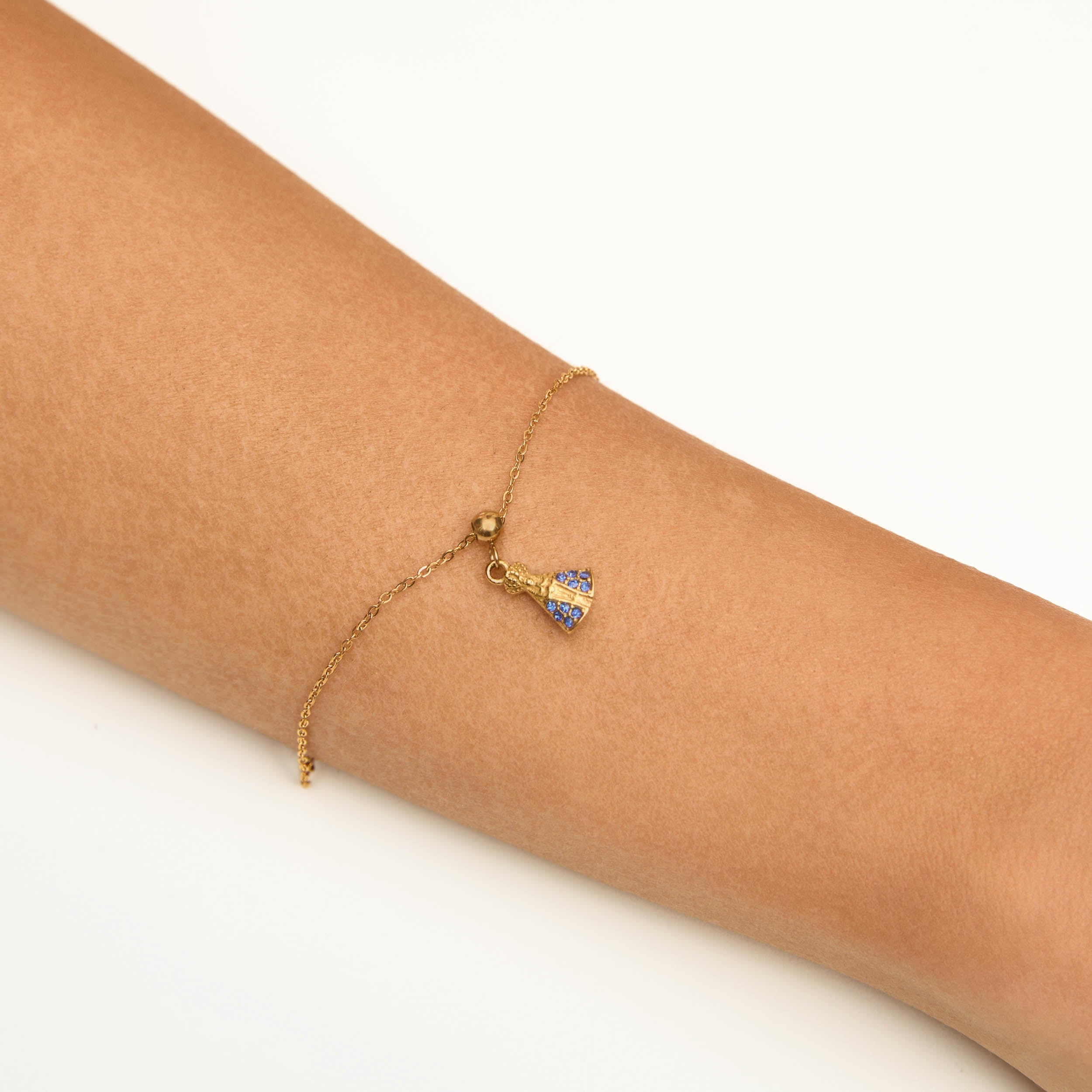 Pingente Nossa Senhora Aparecida Banhado em Ouro 18k