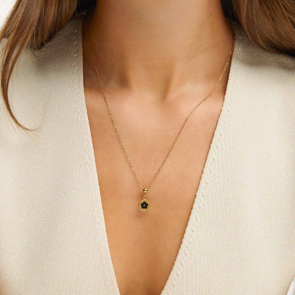 Pingente Flores Banhado em Ouro 18k