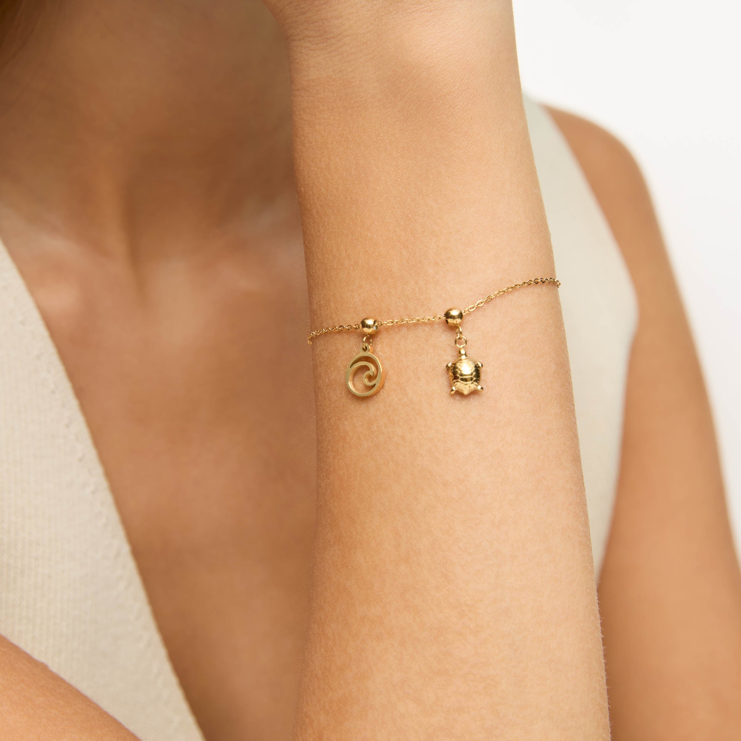 Pingente Tartaruga Banhado em Ouro 18k