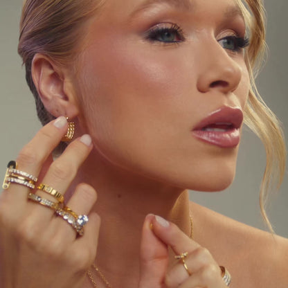 Brincos Sienna Banhados em Ouro 18k