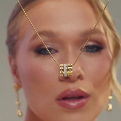 Colar Triplo Glamour Banhado em Ouro 18k